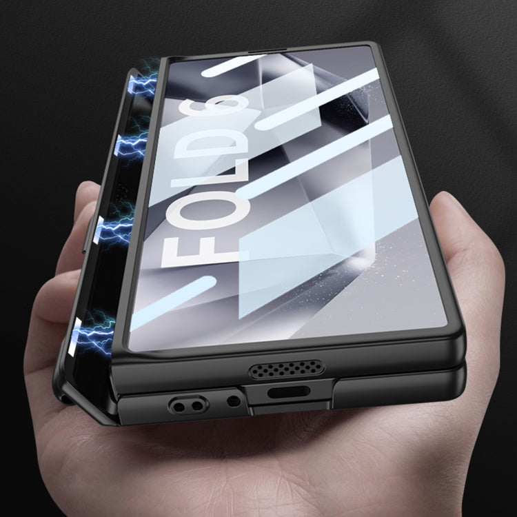 For Samsung Galaxy Z Fold6 GKK Integrated Full Coverage Magnetic Fold Phone Case with Pen Slot, Not Included Pen(Wine Red) - free shipping - PMC Jewellery - Order now!