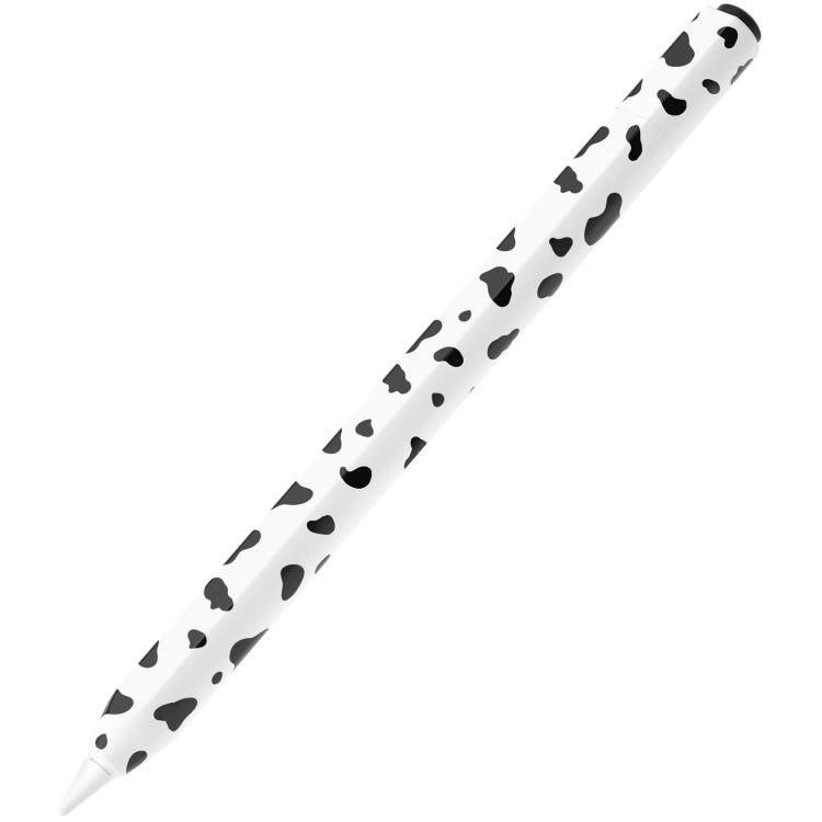 For Apple Pencil USB-C Cow Pattern Stylus Silicone Protective Cover(Black) - Pencil Accessories by PMC Jewellery | Online Shopping South Africa | PMC Jewellery | Buy Now Pay Later Mobicred