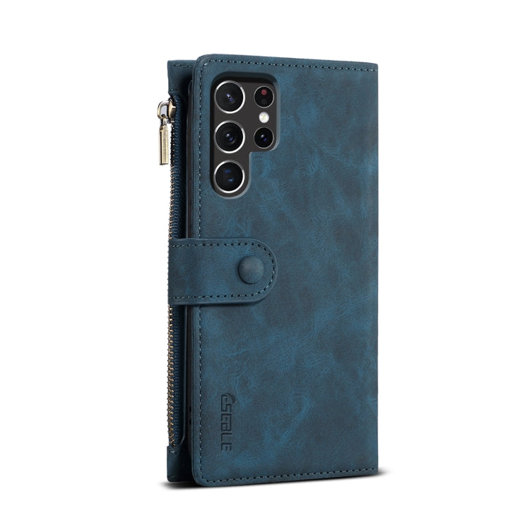 For Samsung Galaxy S25 Ultra 5G ESEBLE Retro Frosted RFID Flip Leather Phone Case(Dark Green) - free shipping - PMC Jewellery - Order now!