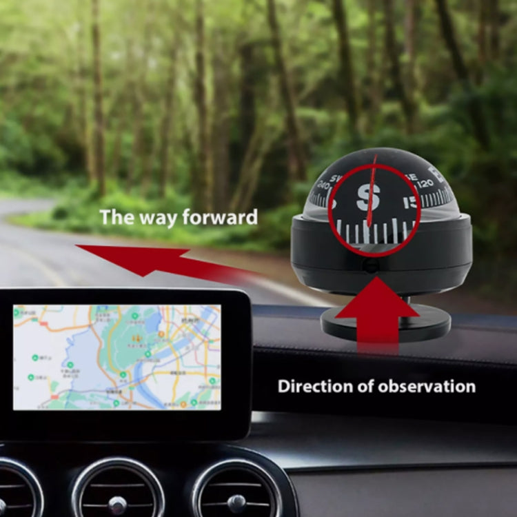 Nisa LC500 Car Compass Ball Car Decoration - Clocks & Car Meters by PMC TechLife | Online Shopping South Africa | PMC TechLife | Buy Now Pay Later Mobicred