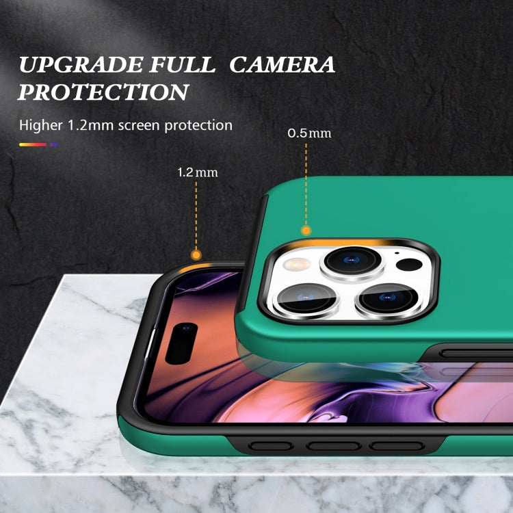 For iPhone 16 Magnetic Ring Holder Phone Case(Dark Green) - iPhone 16 Cases by PMC TechLife | Online Shopping South Africa | PMC TechLife | Buy Now Pay Later Mobicred