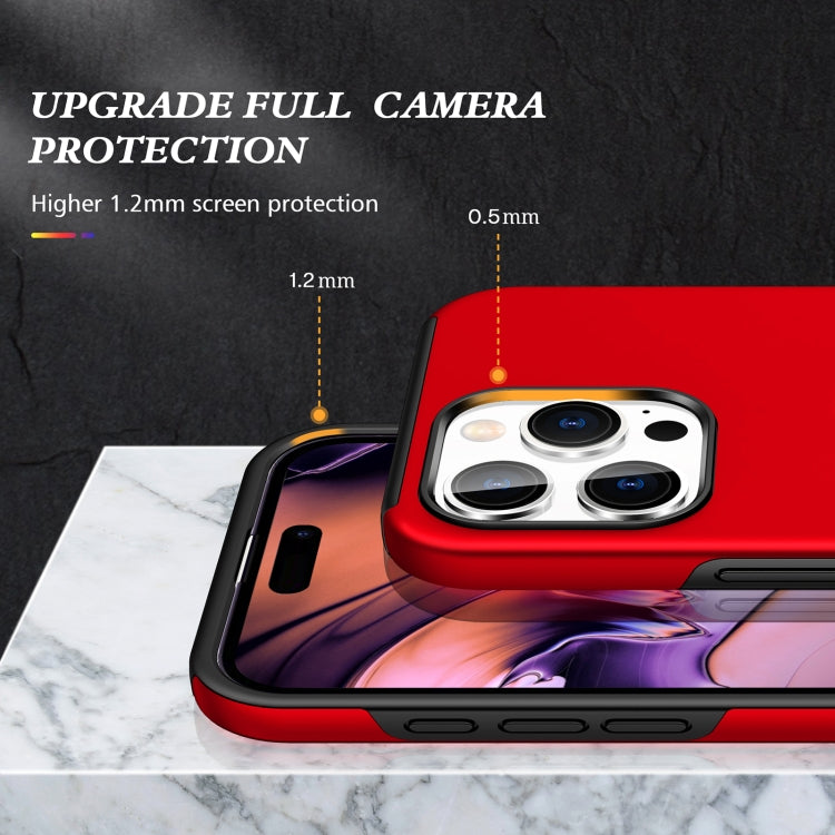 For iPhone 16 Pro Max Magnetic Ring Holder Phone Case(Red) - iPhone 16 Pro Max Cases by PMC TechLife | Online Shopping South Africa | PMC TechLife | Buy Now Pay Later Mobicred