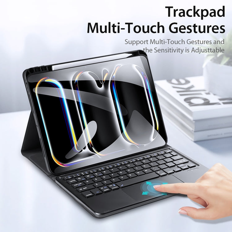 For iPad Pro 11 2024 DUX DUCIS TK Series Wireless Bluetooth Keyboard Tablet Protective Case(Black) - free shipping - PMC TechLife - Order now!