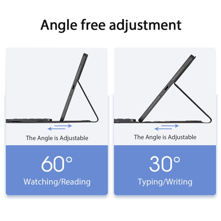 For iPad Pro 13 2024 DUX DUCIS TK Series Wireless Bluetooth Keyboard Tablet Protective Case(Black) - free shipping - PMC TechLife - Order now!