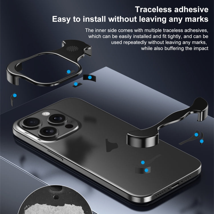For iPhone 16 Pro Max Aromatherapy Alloy Frameless Phone Case(Purple) - free shipping - PMC Jewellery - Order now!