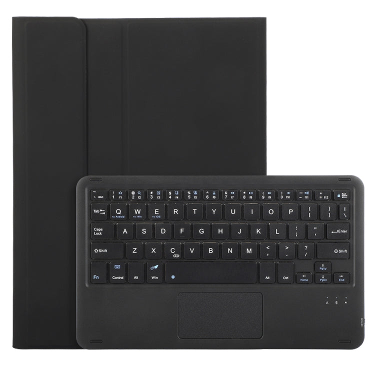 For iPad Air 11 2024 / Air 5 10.9 A098B-A Detachable Ultra-Thin Bluetooth Touch Keyboard Leather Tablet Case with Pen Slot(Black) - For iPad Air by PMC TechLife | Online Shopping South Africa | PMC TechLife | Buy Now Pay Later Mobicred