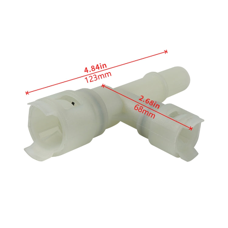 2pcs / Set For Cadillac Car Heater Hose Connector 15055343(White) - Terminal connectors by PMC TechLife | Online Shopping South Africa | PMC TechLife | Buy Now Pay Later Mobicred