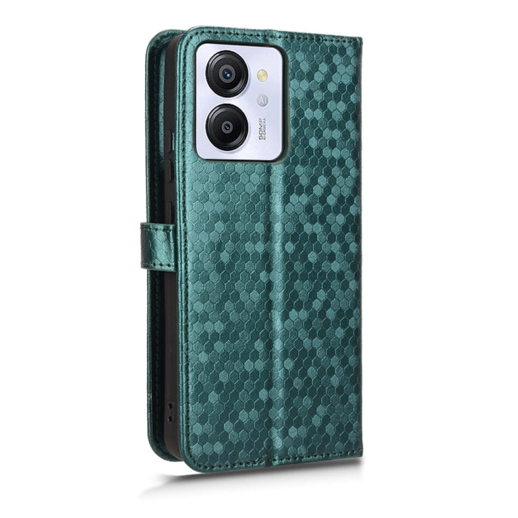 For Blackview Oscal Modern 8 / Color 8 Honeycomb Dot Texture Leather Phone Case(Green) - free shipping - PMC TechLife - Order now!