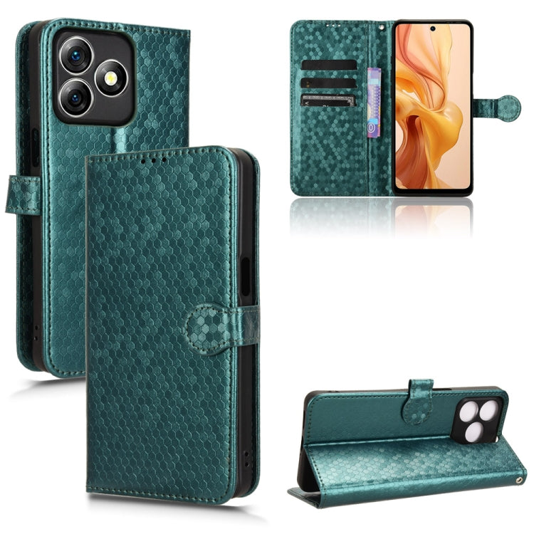 For Ulefone Note 18 Ultra Honeycomb Dot Texture Leather Phone Case(Green) - free shipping - PMC Jewellery - Order now!