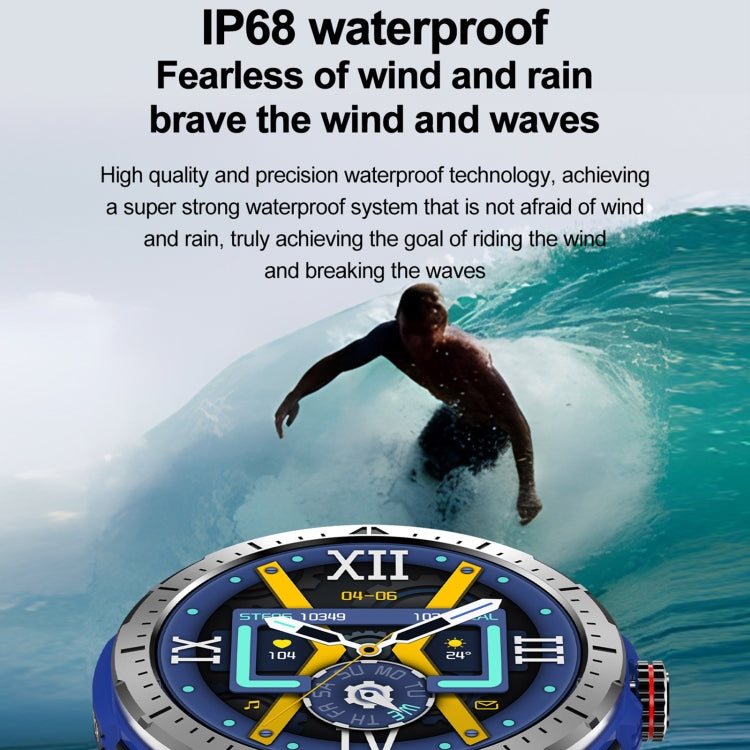 LEMFO HK52 1.43 inch BT5.3 IP68 Sport Smart Watch, Support Bluetooth Call / Message Notification / Heart Rate / Blood Pressure Health Monitor(Red) - free shipping - PMC TechLife - Order now!