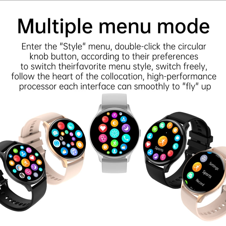 LEMFO HK89 1.43 inch BT5.0 IP67 Sport Smart Watch, Support Bluetooth Call / Message Notification / Heart Rate / Blood Pressure Health Monitor(Silver) - free shipping - PMC TechLife - Order now!