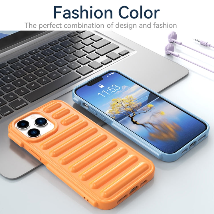 For iPhone 16e Capsule Series Candy Color TPU Phone Case(Orange) - iPhone 16e Cases by PMC TechLife | Online Shopping South Africa | PMC TechLife | Buy Now Pay Later Mobicred