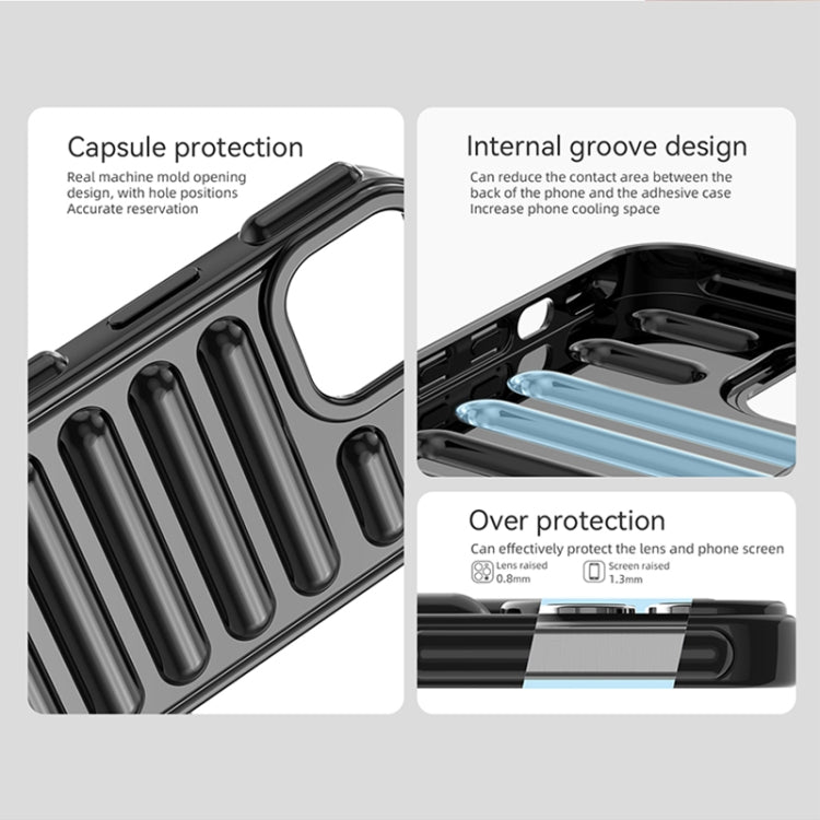 For iPhone 16e Capsule Series Candy Color TPU Phone Case(Transparent) - iPhone 16e Cases by PMC TechLife | Online Shopping South Africa | PMC TechLife | Buy Now Pay Later Mobicred
