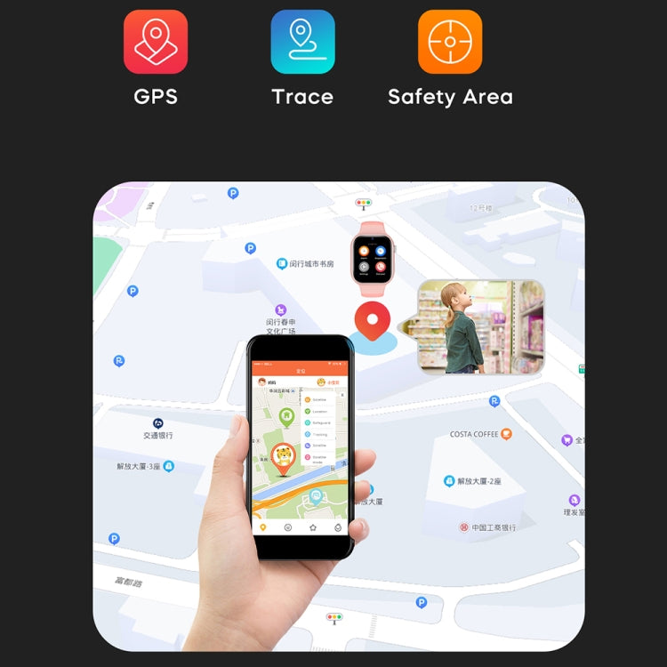 K20 1.81 inch Children Sport Smart Watch, Support Video Call / Message Notification / GPS / WiFi / AI(Silver) - Smart Watches by PMC TechLife | Online Shopping South Africa | PMC TechLife | Buy Now Pay Later Mobicred