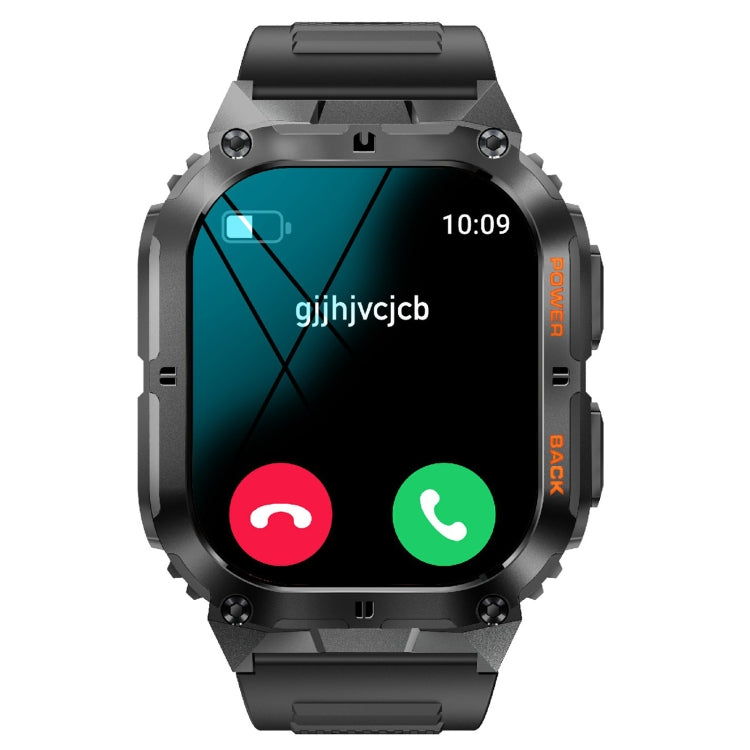 LEMFO K61 Pro 1.96 inch BT5.0 Sport Smart Watch, Support Bluetooth Call / Sleep / Blood Oxygen / Heart Rate / Blood Pressure Health Monitor(Black) - Smart Watches by LEMFO | Online Shopping South Africa | PMC TechLife | Buy Now Pay Later Mobicred