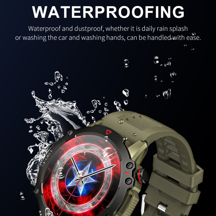 LEMFO TF10 Pro 1.53 inch BT5.2 IP67 Sport Smart Watch, Support Bluetooth Call / Sleep / Blood Oxygen / Heart Rate / Long Sitting Health Monitor(Black) - Smart Watches by LEMFO | Online Shopping South Africa | PMC TechLife | Buy Now Pay Later Mobicred