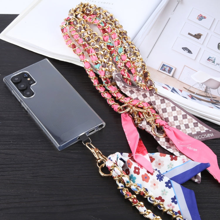 Mobile Phone Anti-lost Silk Scarf Full Coverage Long Lanyard(Brown) - free shipping - PMc TechLife - Order now!