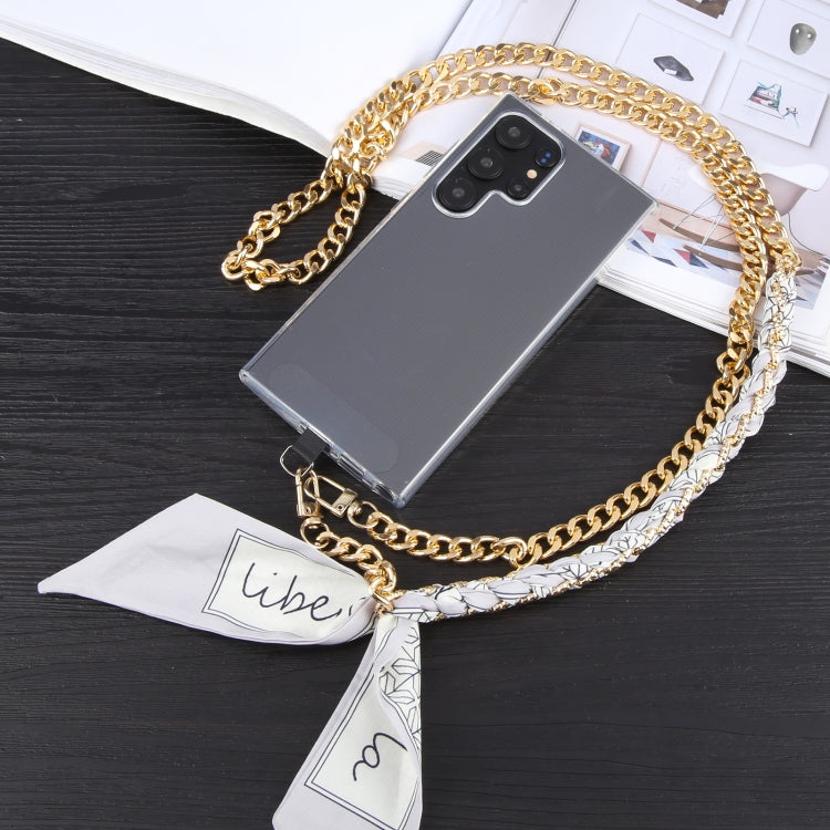 Mobile Phone Anti-lost Silk Scarf Half Pack Long Lanyard(Rose Red) - Lanyards & Wrist Straps by PMc TechLife | Online Shopping South Africa | PMc TechLife | Buy Now Pay Later Mobicred