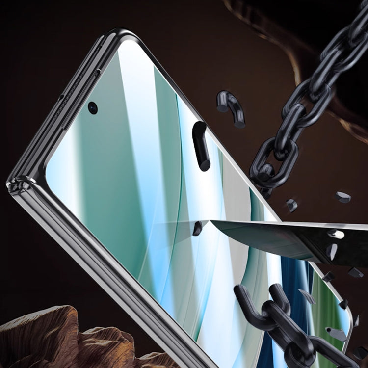 For Huawei Mate X5 Integrated MagSafe Metal Lens Holder PC Electroplating Phone Case(Silver) - Huawei Cases by PMC TechLife | Online Shopping South Africa | PMC TechLife | Buy Now Pay Later Mobicred