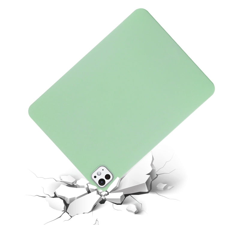 For iPad Pro 13 2024 Pure Color Liquid Silicone Shockproof Tablet Case(Green) - iPad Pro 13 2024 Cases by PMC TechLife | Online Shopping South Africa | PMC TechLife | Buy Now Pay Later Mobicred