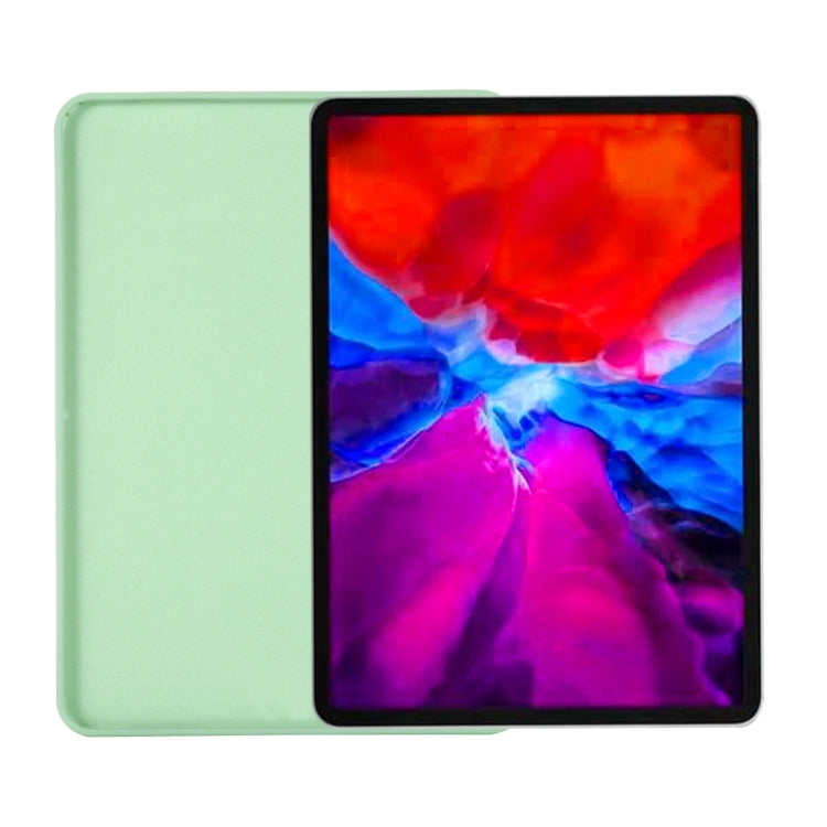 For iPad Pro 11 2024 Pure Color Liquid Silicone Shockproof Tablet Case(Green) - iPad Pro 11 2024 Cases by PMC TechLife | Online Shopping South Africa | PMC TechLife | Buy Now Pay Later Mobicred