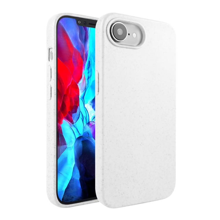 For iPhone 16e Wheat Straw TPU Phone Case(White) - iPhone 16e Cases by PMC TechLife | Online Shopping South Africa | PMC TechLife | Buy Now Pay Later Mobicred