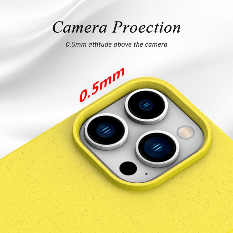 For iPhone 16 Pro Wheat Straw TPU Phone Case(White) - iPhone 16 Pro Cases by PMC TechLife | Online Shopping South Africa | PMC TechLife | Buy Now Pay Later Mobicred