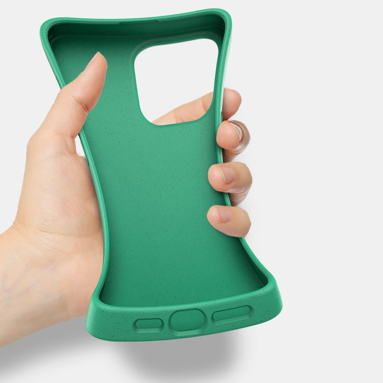 For iPhone 16e Wheat Straw TPU Phone Case(Army Green) - iPhone 16e Cases by PMC TechLife | Online Shopping South Africa | PMC TechLife | Buy Now Pay Later Mobicred