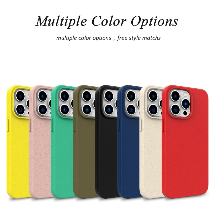 For iPhone 16e Wheat Straw TPU Phone Case(Red) - iPhone 16e Cases by PMC TechLife | Online Shopping South Africa | PMC TechLife | Buy Now Pay Later Mobicred