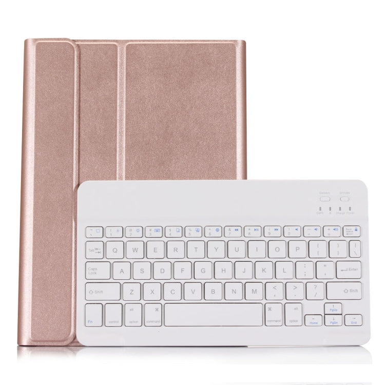 ST870S For Samsung Galaxy Tab S7 T870/T875 11 inch 2020 Ultra-thin Detachable Bluetooth Keyboard Leather Tablet Case with Stand & Sleep Function & Backlight(Rose Gold) - Samsung Keyboard by PMC TechLife | Online Shopping South Africa | PMC TechLife