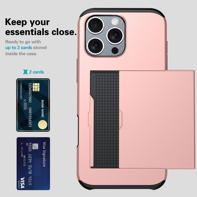 For iPhone 16e Shockproof Armor Phone Case with Card Slot(Grey) - iPhone 16e Cases by PMC TechLife | Online Shopping South Africa | PMC TechLife | Buy Now Pay Later Mobicred