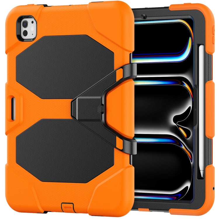 For iPad Pro 11 2024 Colorful Silicone Heavy Duty Hybrid PC Tablet Case(Orange) - iPad Pro 11 2024 Cases by PMC TechLife | Online Shopping South Africa | PMC TechLife | Buy Now Pay Later Mobicred