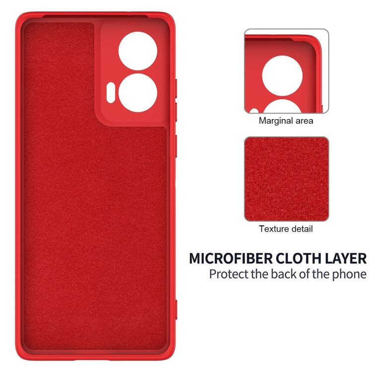 For Motorola Edge 50 Fusion Solid Color Liquid Silicone Dropproof Full Coverage Phone Case(Red) - free shipping - PMC TechLife - Order now!