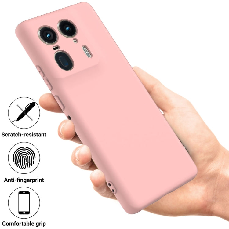 For Motorola Edge 50 Ultra Solid Color Liquid Silicone Dropproof Full Coverage Phone Case(Pink) - free shipping - PMC TechLife - Order now!