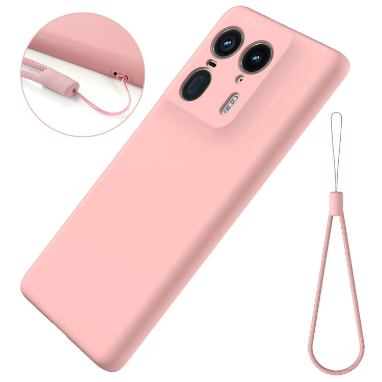 For Motorola Edge 50 Ultra Solid Color Liquid Silicone Dropproof Full Coverage Phone Case(Pink) - free shipping - PMC TechLife - Order now!