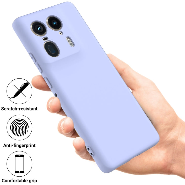 For Motorola Edge 50 Ultra Solid Color Liquid Silicone Dropproof Full Coverage Phone Case(Purple) - free shipping - PMC TechLife - Order now!