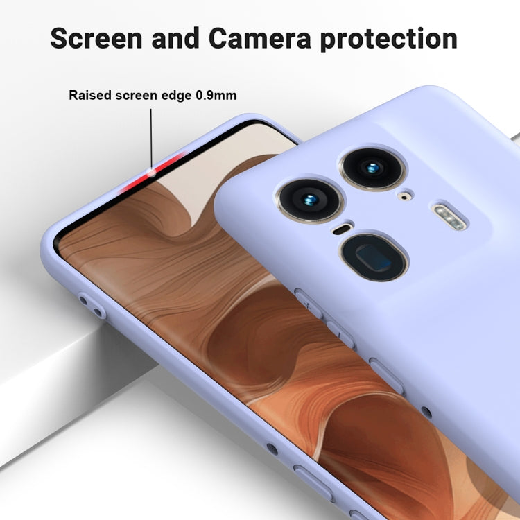 For Motorola Edge 50 Ultra Solid Color Liquid Silicone Dropproof Full Coverage Phone Case(Purple) - free shipping - PMC TechLife - Order now!