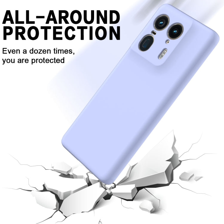 For Motorola Edge 50 Ultra Solid Color Liquid Silicone Dropproof Full Coverage Phone Case(Purple) - free shipping - PMC TechLife - Order now!