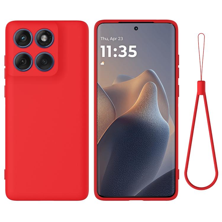 For Motorola Edge 60 Fusion / Edge 60 Solid Color Liquid Silicone Dropproof Full Coverage Phone Case(Red) - free shipping - PMC TechLife - Order now!