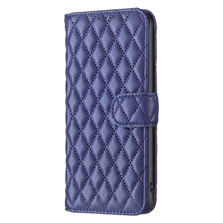 For Samsung Galaxy S25 5G Diamond Lattice Wallet Flip Leather Phone Case(Blue) - Galaxy S25 5G Cases by PMC Jewellery | Online Shopping South Africa | PMC Jewellery | Buy Now Pay Later Mobicred