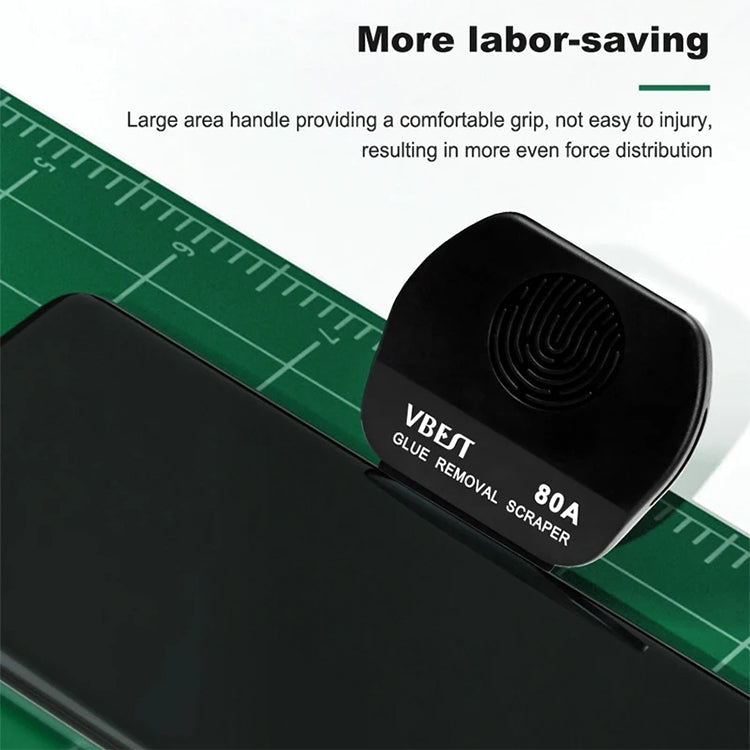 BEST VBST-80A 8 in 1 Stainless Steel Multipurpose Magnetic Double-sided Glue Removal Scraper Set - Dust Remove Tool by BEST | Online Shopping South Africa | PMC TechLife | Buy Now Pay Later Mobicred