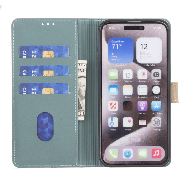 For iPhone 16 Pro Max Color Matching RFID Anti-theft Leather Phone Case(Green) - free shipping - PMC TechLife - Order now!