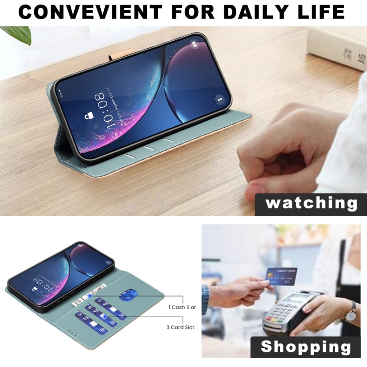 For iPhone 16 Pro Max Color Matching RFID Anti-theft Leather Phone Case(Green) - free shipping - PMC TechLife - Order now!