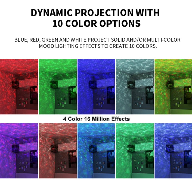 G004 Small Bowl Starry Projection Lamp Laser Light with Bluetooth Speaker(Black) - Projection Lamp by PMc TechLife | Online Shopping South Africa | PMc TechLife | Buy Now Pay Later Mobicred