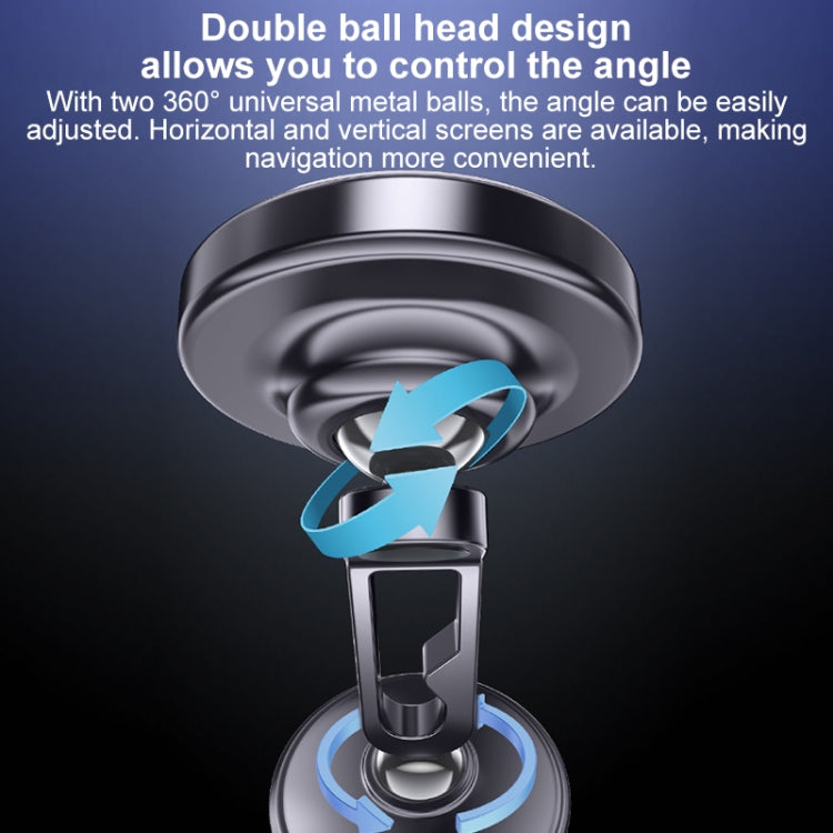 Yesido C210 Double Ball Magnetic Car Holder(Black) - Universal Car Holders by Yesido | Online Shopping South Africa | PMC TechLife | Buy Now Pay Later Mobicred