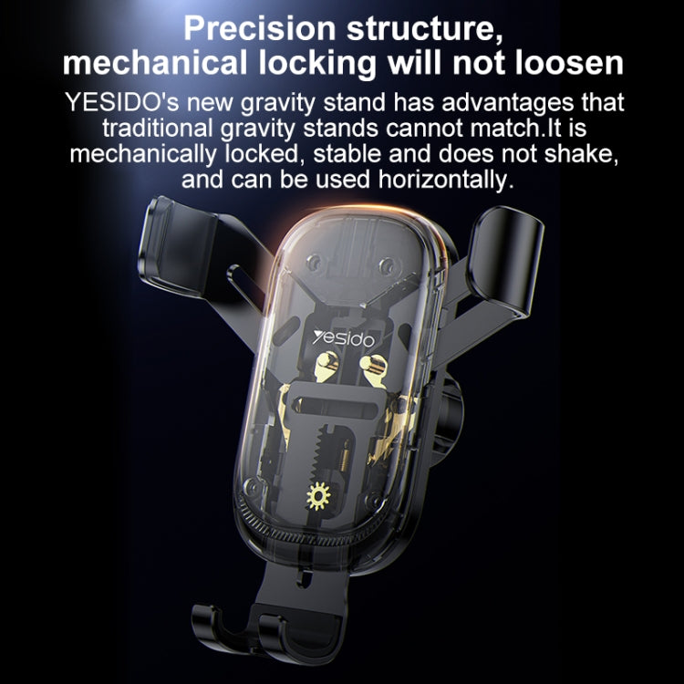 Yesido C247 Air Vent Gravity Car Holder(Black) - Universal Car Holders by Yesido | Online Shopping South Africa | PMC Jewellery | Buy Now Pay Later Mobicred