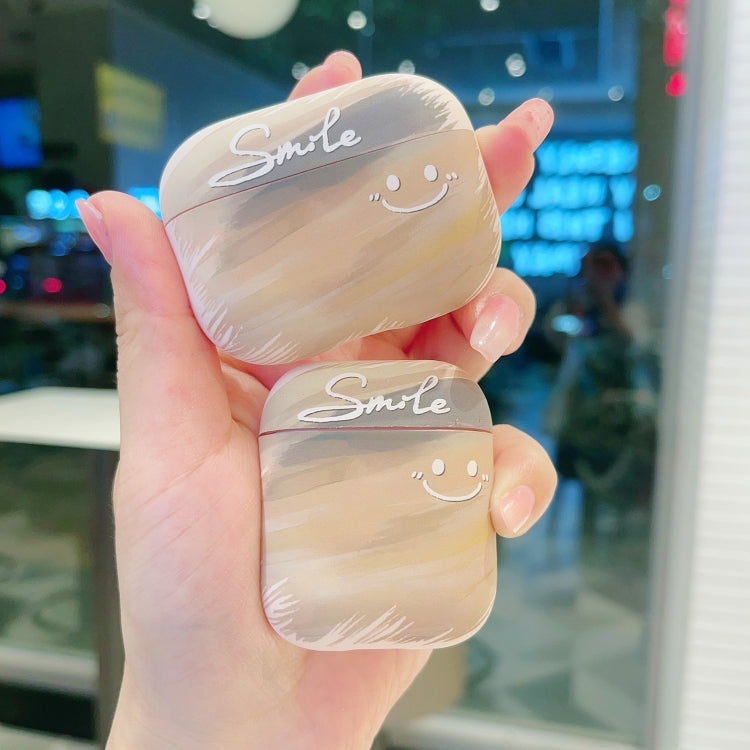 For AirPods 2 / 1 Smile Clouds Earbuds Box Frosted TPU Case(Green) - For AirPods 1/2 by PMC Jewellery | Online Shopping South Africa | PMC Jewellery | Buy Now Pay Later Mobicred