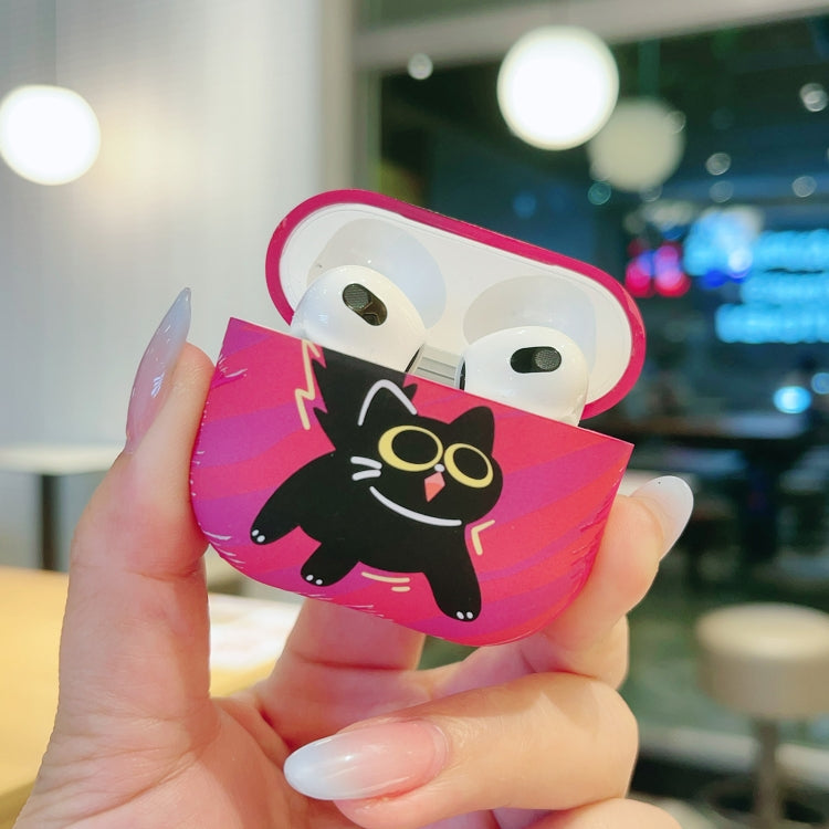 For AirPods Pro 2 Cat and Dog Pattern Earbuds Box Frosted TPU Case(Shocking Dog) - For AirPods Pro 2 by PMC Jewellery | Online Shopping South Africa | PMC Jewellery | Buy Now Pay Later Mobicred