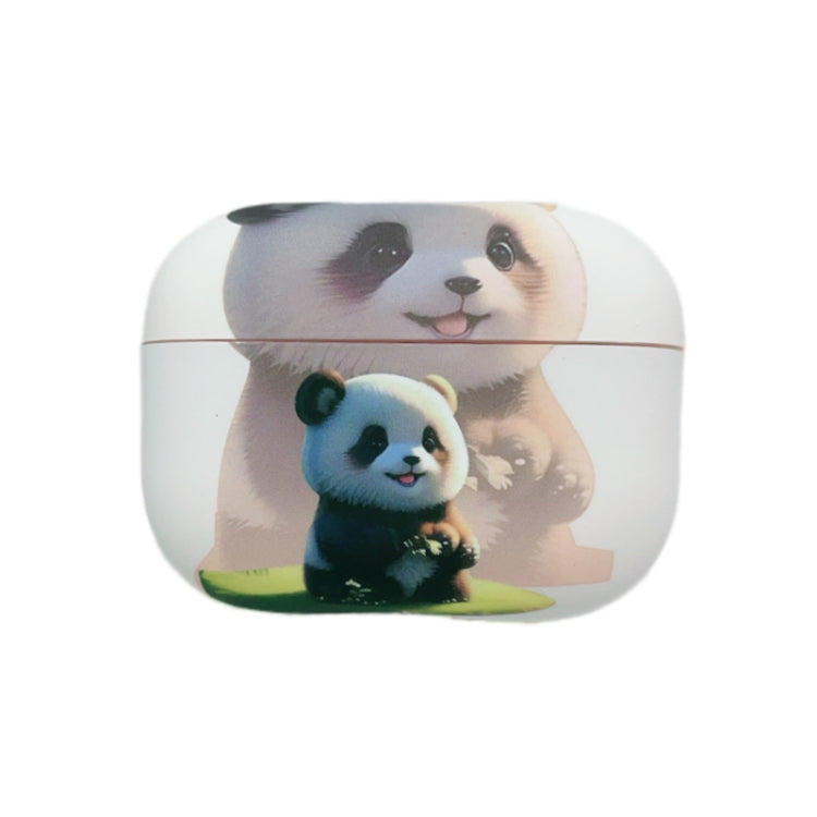 For AirPods Pro Phantom Panda Pattern Earbuds Box Frosted TPU Case(White) - For AirPods Pro by PMC Jewellery | Online Shopping South Africa | PMC Jewellery | Buy Now Pay Later Mobicred