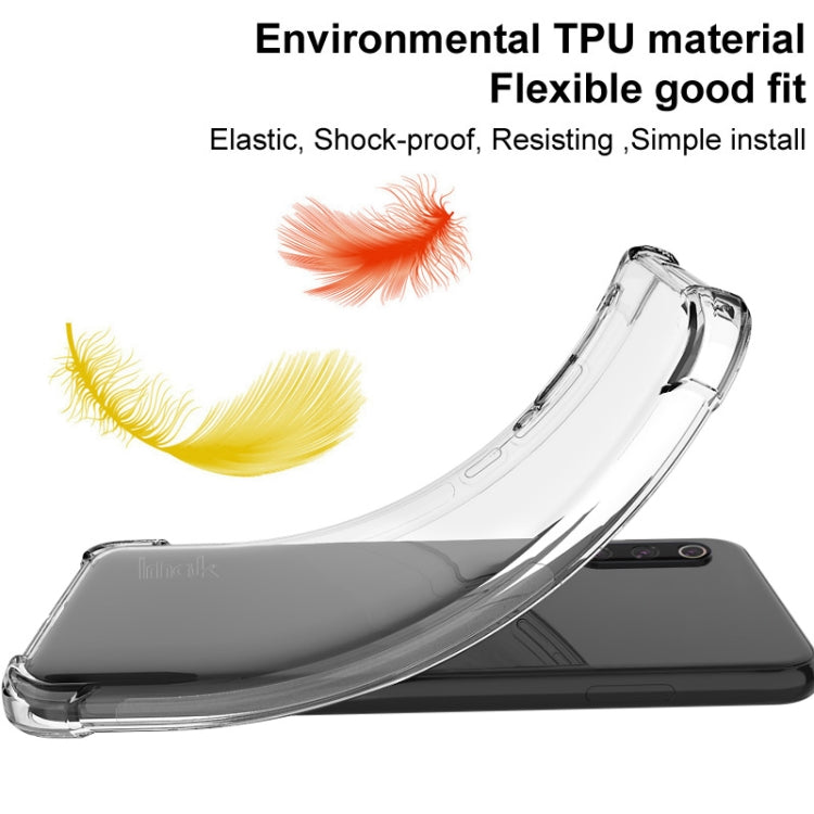 For iPhone 16 imak Shockproof Airbag TPU Phone Case(Transparent Black) - free shipping - PMC TechLife - Order now!